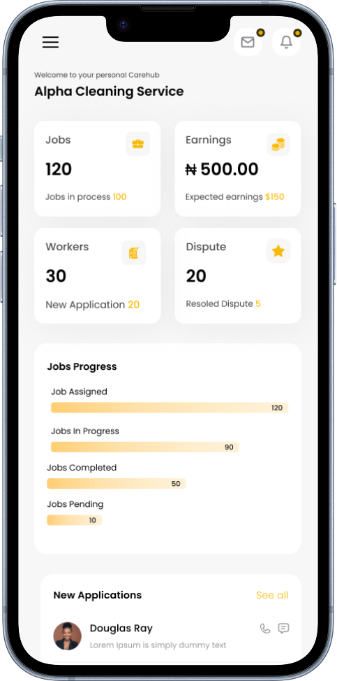 App screen